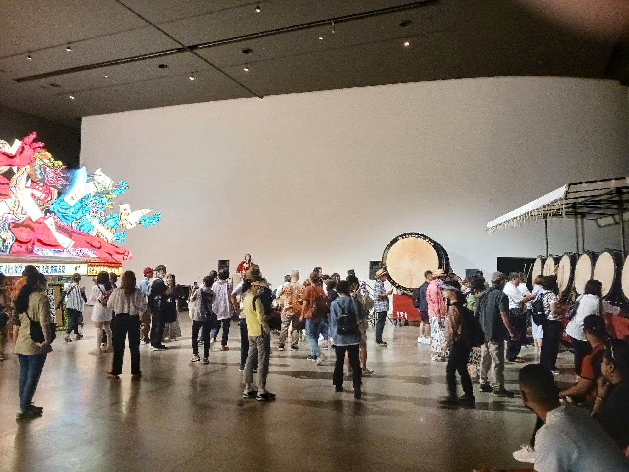 ねぶた囃子体験(ワ・ラッセ)