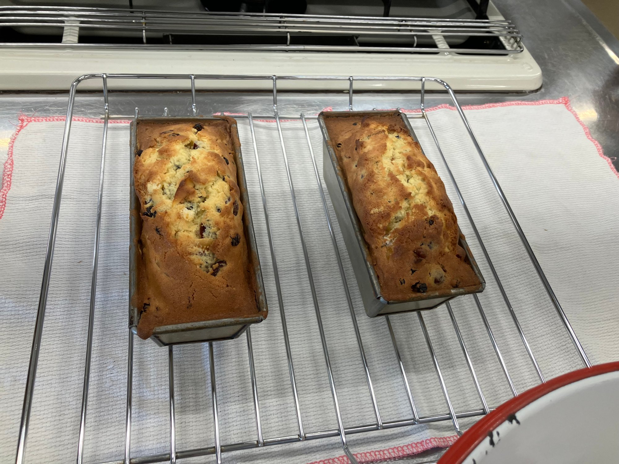 ドライフルーツを使ったパウンドケーキ