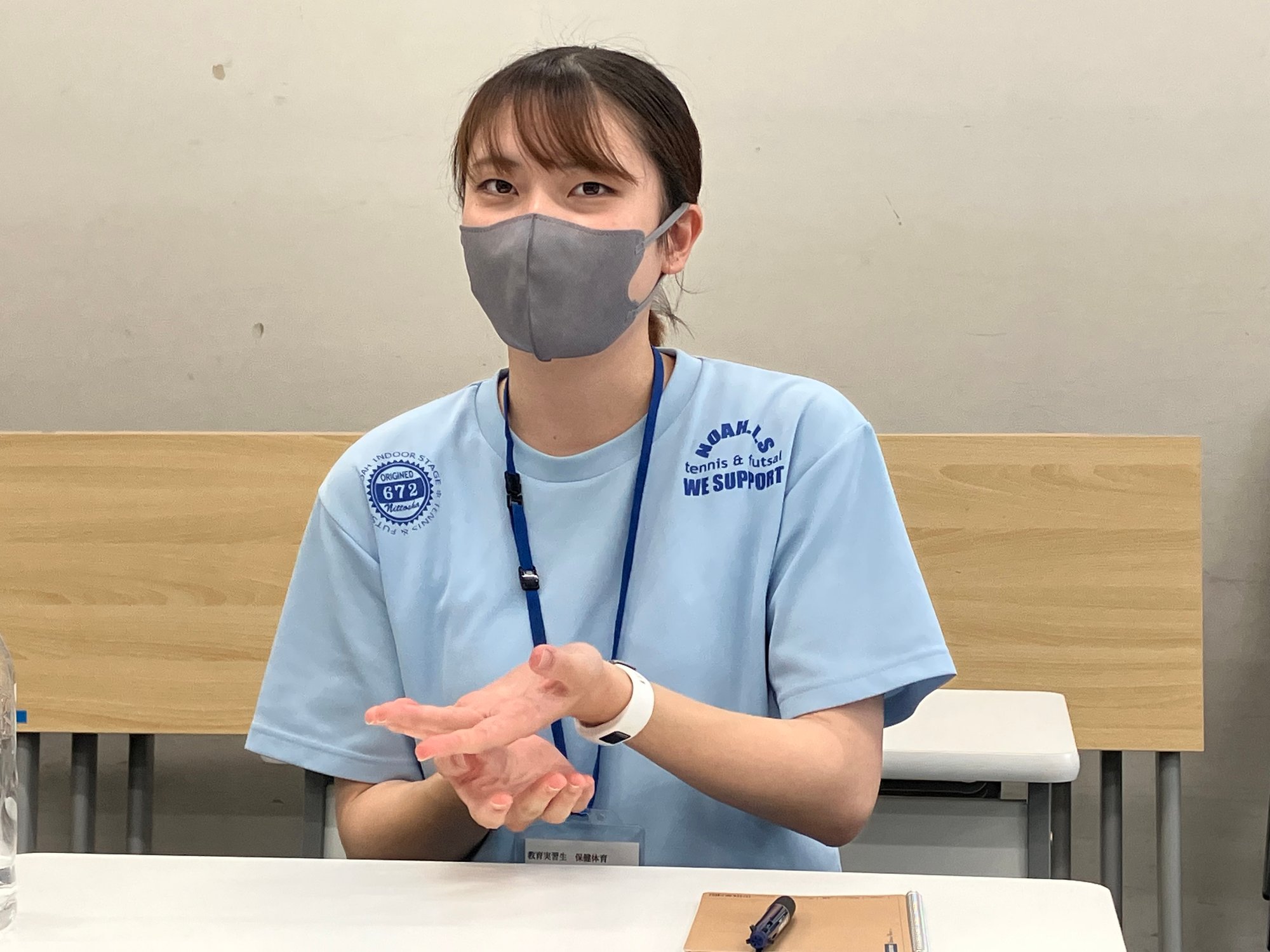 Ngaku通信教育実習生1柴原一綺さん