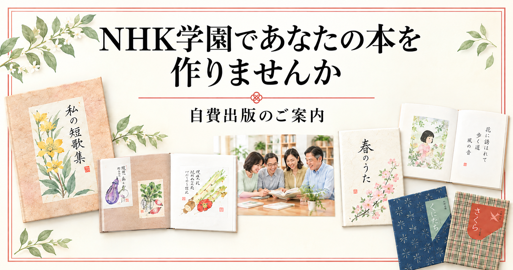 NHK学園 自費出版案内