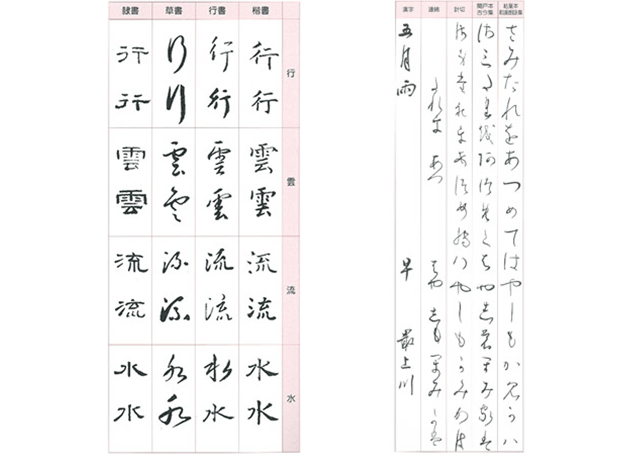 新・書道中級｜NHK学園 生涯学習通信講座