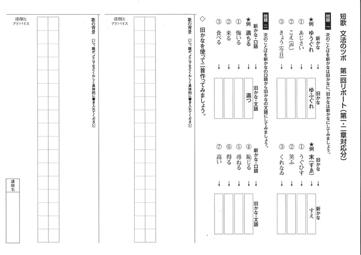 文法のツボ レポート