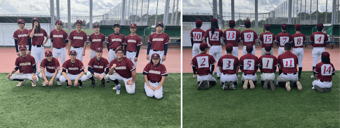 軟式野球部 秋の公式戦で初勝利！