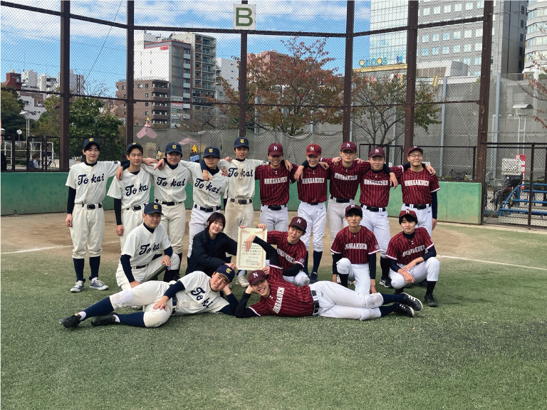 軟式野球部　私学大会優勝！