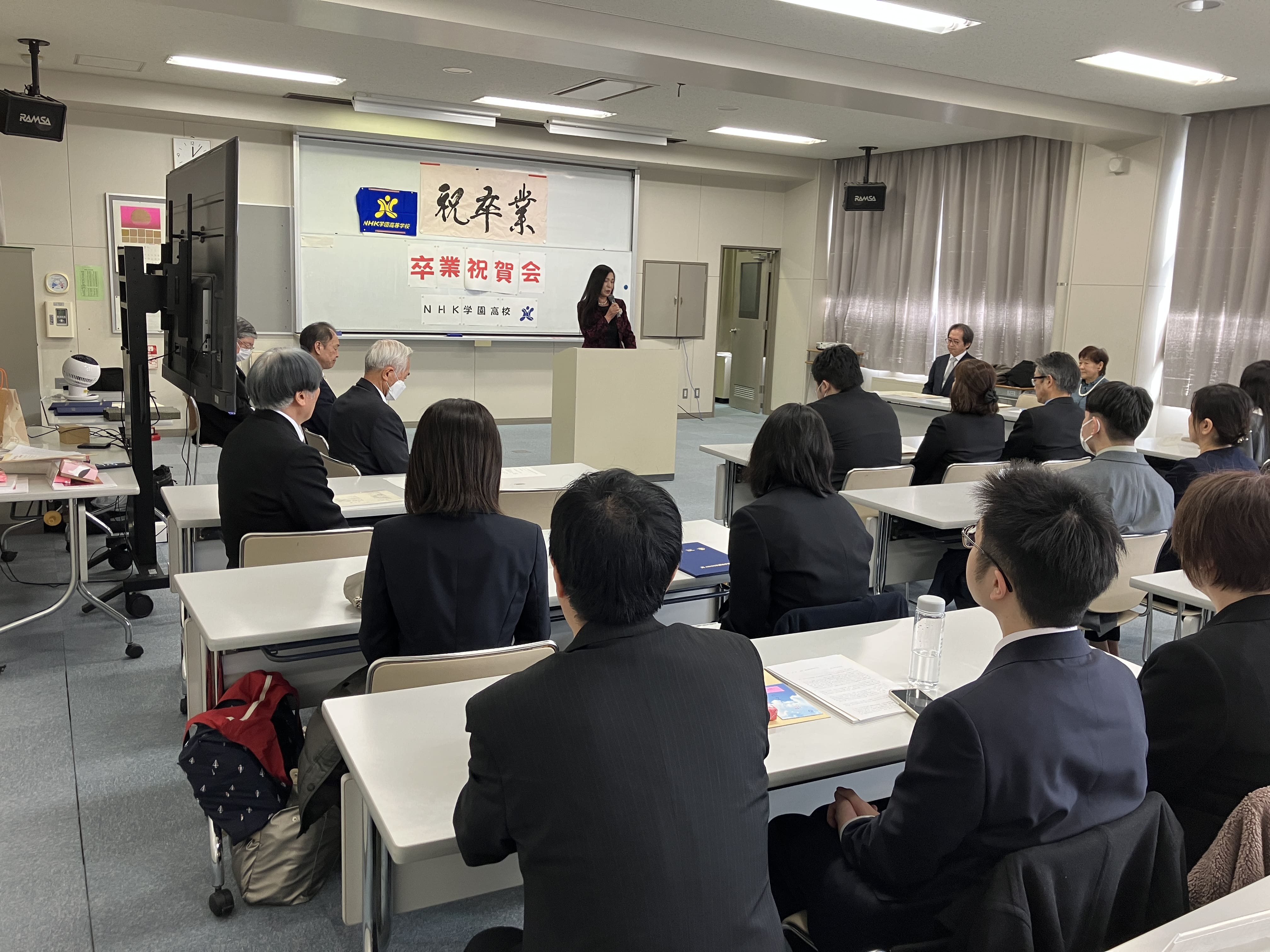 3月3日（月）杜陵協力校の卒業式が行われました！