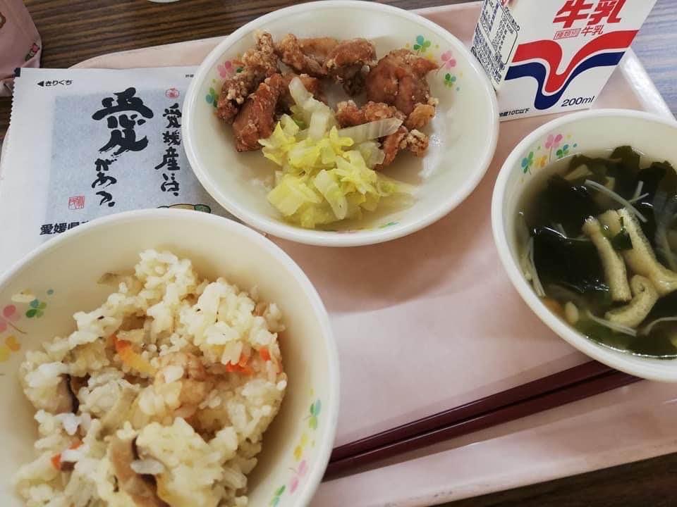 人気メニュー　松山市の給食