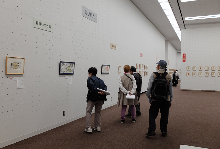 絵手紙展 会場風景