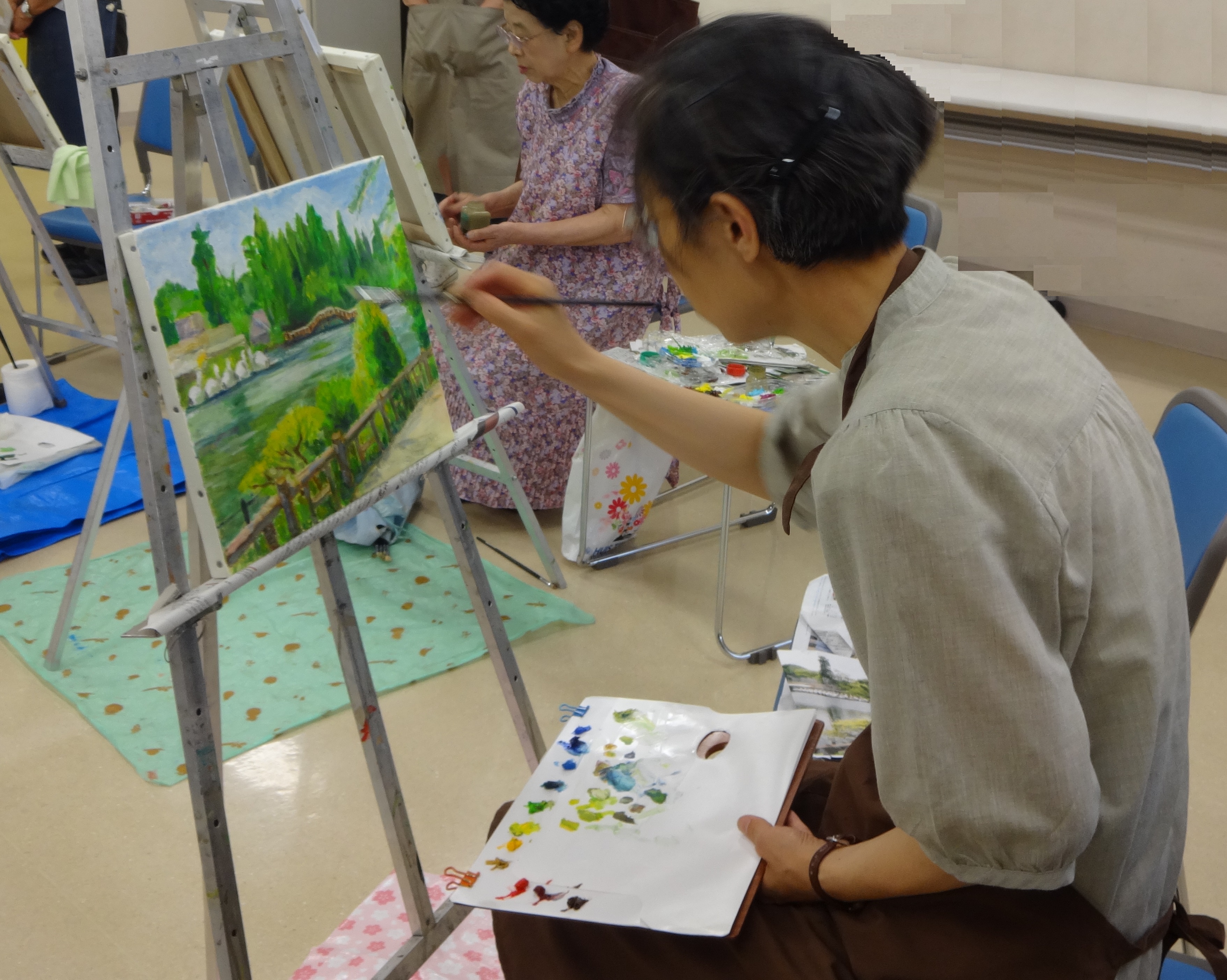 ー基礎から学ぶー やさしい油絵入門 生涯学習オープンスクール Nhk学園