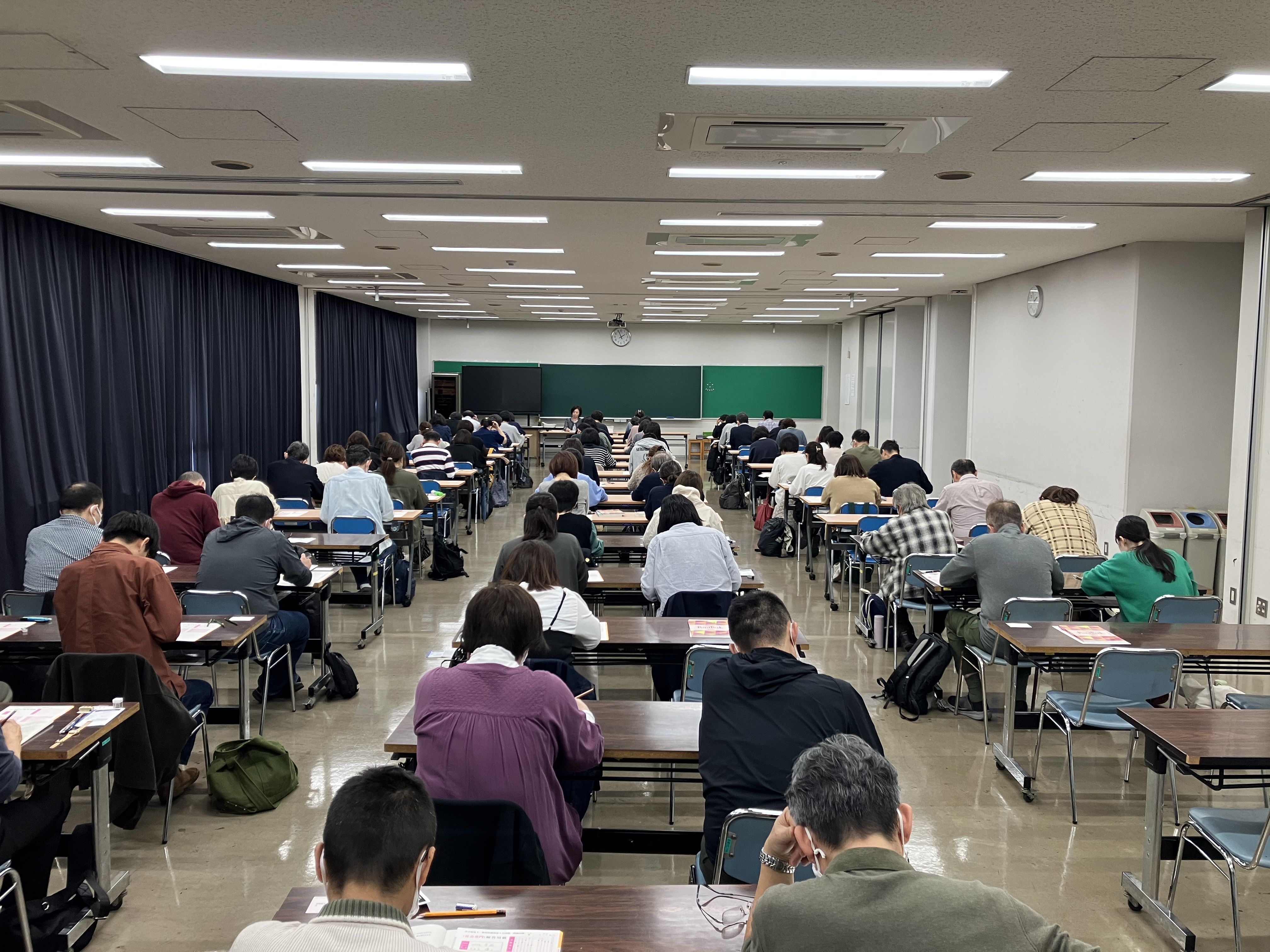 模擬試験の様子